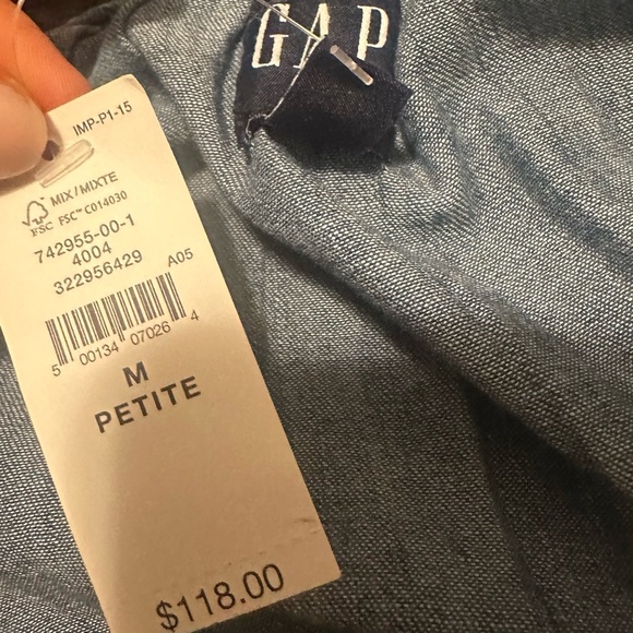 Light Blue Denim GAP Dress - Picture 3 of 4